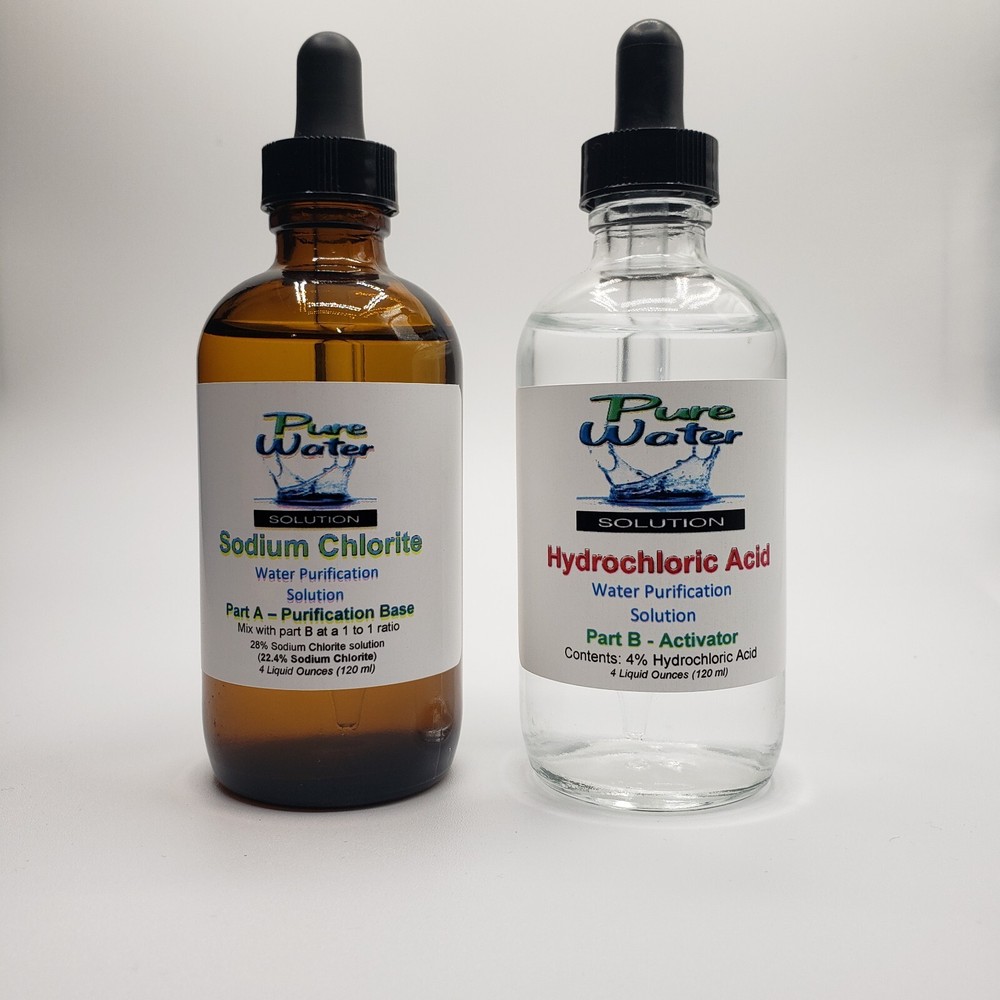 Water Purification Drops by Pure Water Solution