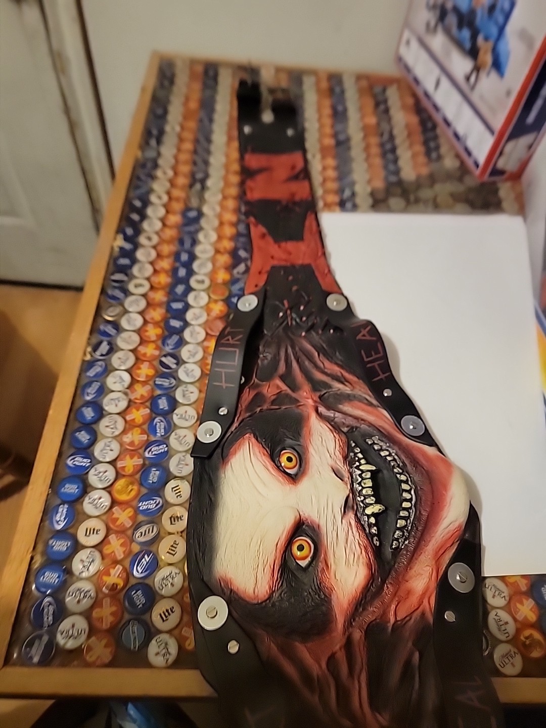 WWE OFFICIAL AUTHENTC REPLICA THE FIEND BRAY WYATT WORLD TITLE BELT