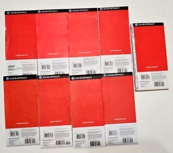 9 Rand McNally 2010's State Maps