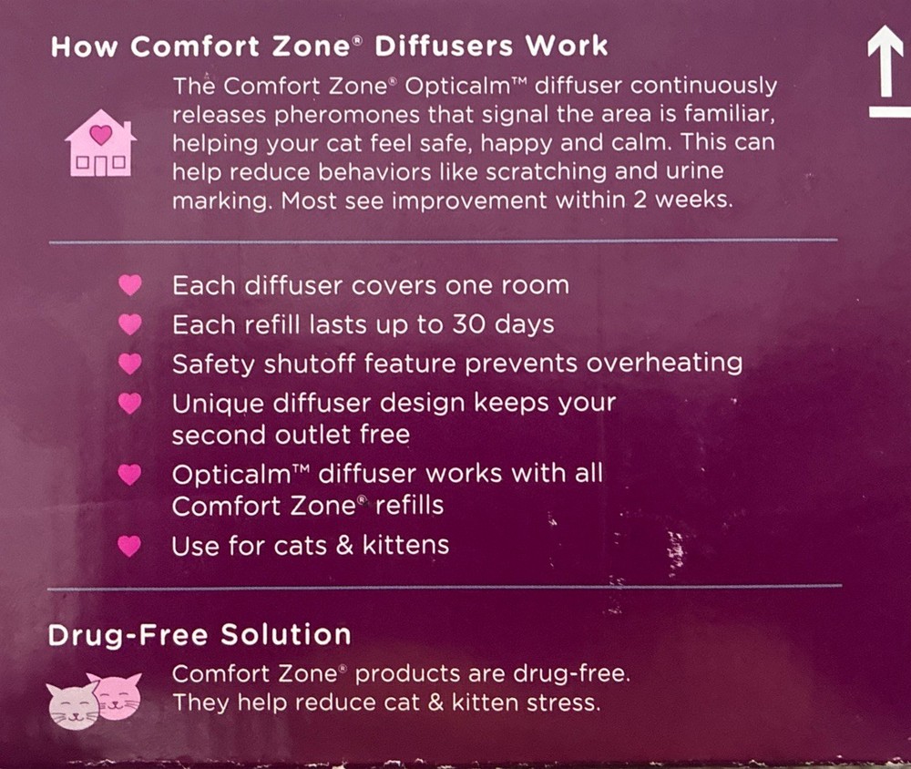 3 DIFFUSERS + 6 REFILLS Comfort Zone Multi Cat Calming Kit Value Pack NEW