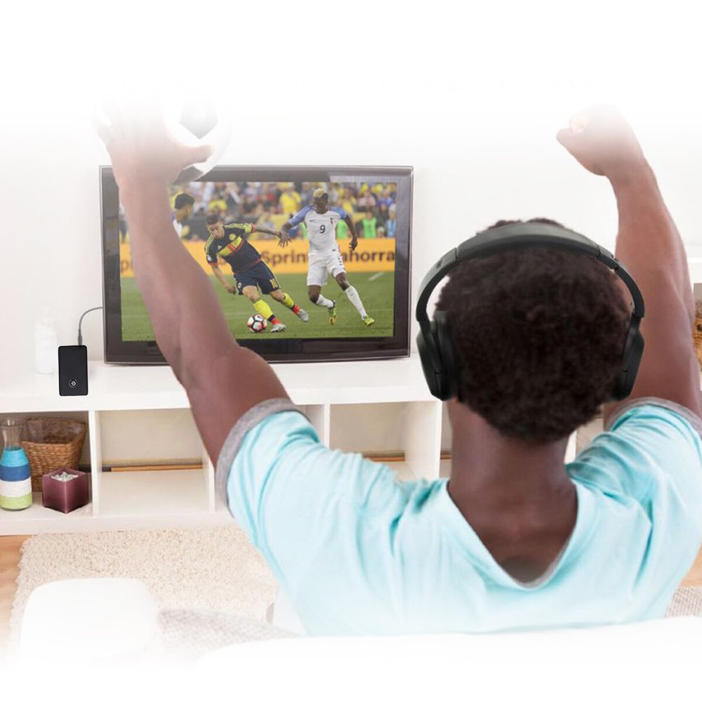 Bluetooth 5.0 Transmitter and Receiver 2-in-1 Wireless Audio Aux 3.5mm Adapter