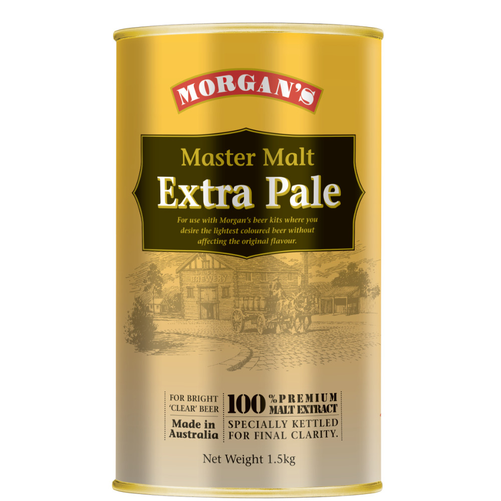 Morgan's Master Malt Extra Pale Homebrew Beer Brewing Extract