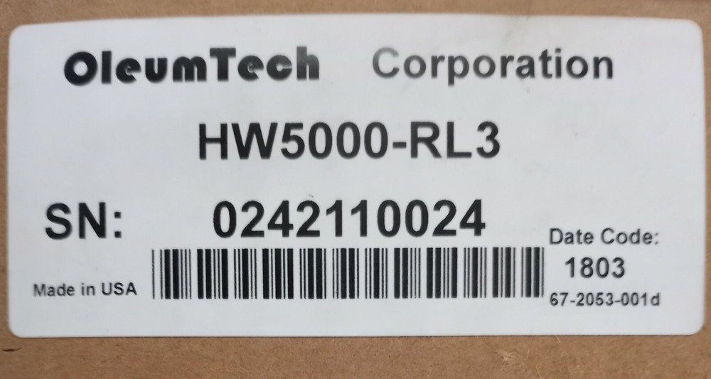 OleumTech H-Series Resistive Level Sensor / HW5000-RL3
