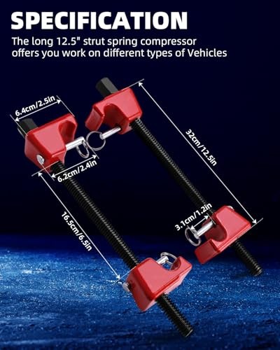 Strut Spring Compressor Tool Set, 2Pcs Coil Spring Compressor Tool
