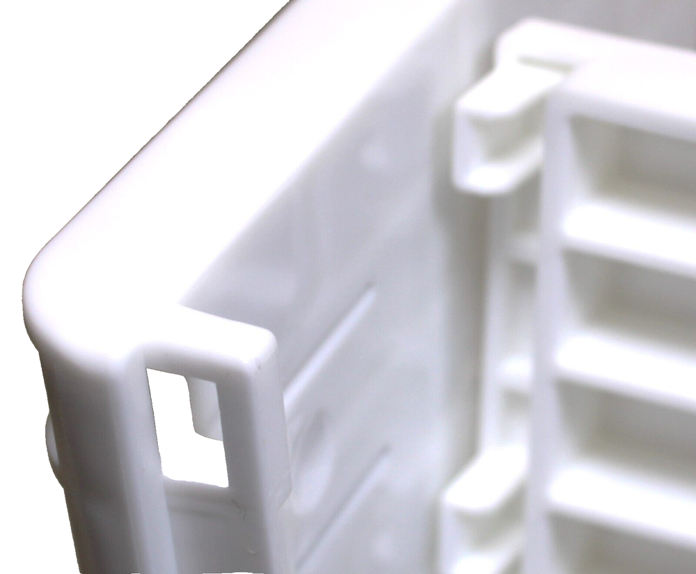 12"/LP Vinyl Record White Plastic Case Foldable-Road/Storage Stackable(80 vinyl)