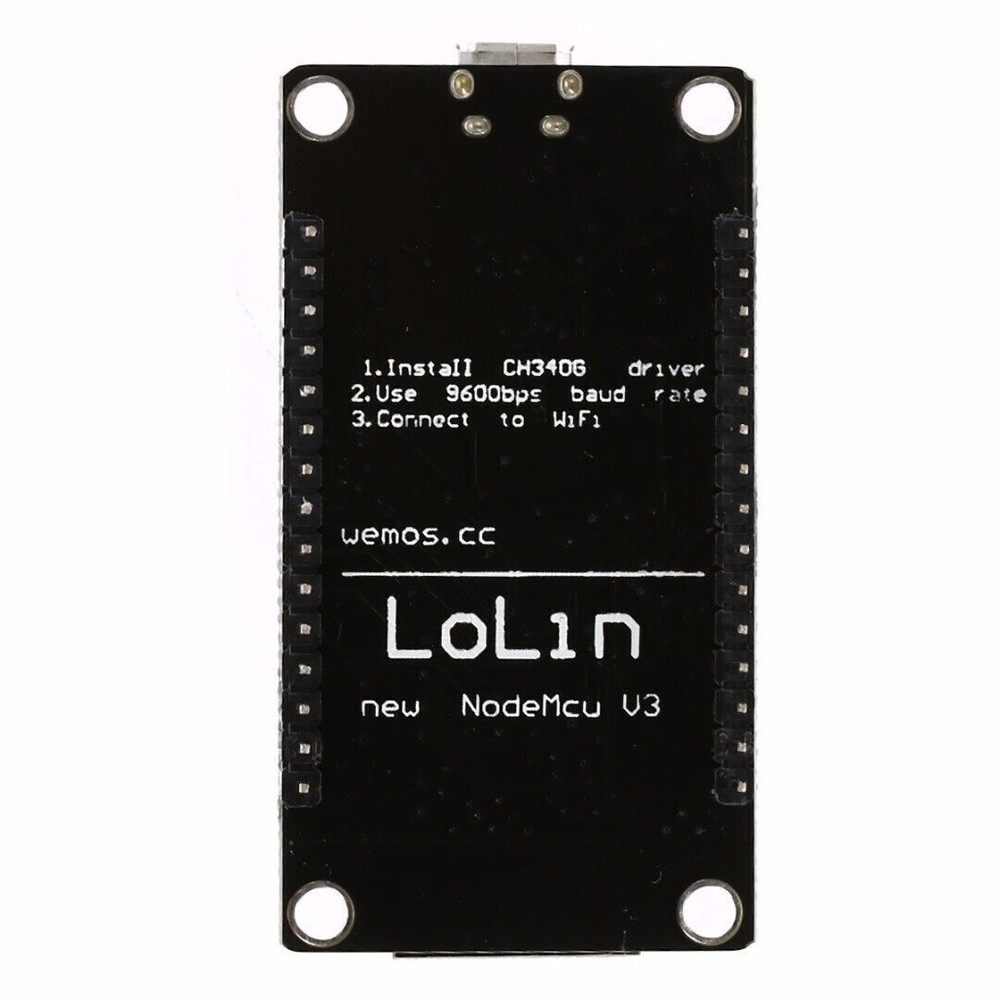 3X Nodemcu V3 Mini Micro ESP8266 ESP-12E Lua CH340 WIFI WLAN IOT Lolin Module C#