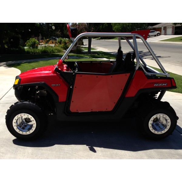 RZR 900 800 570 Polaris Door Red on Black Frame S 800 2008 to 2014 Slam Latch