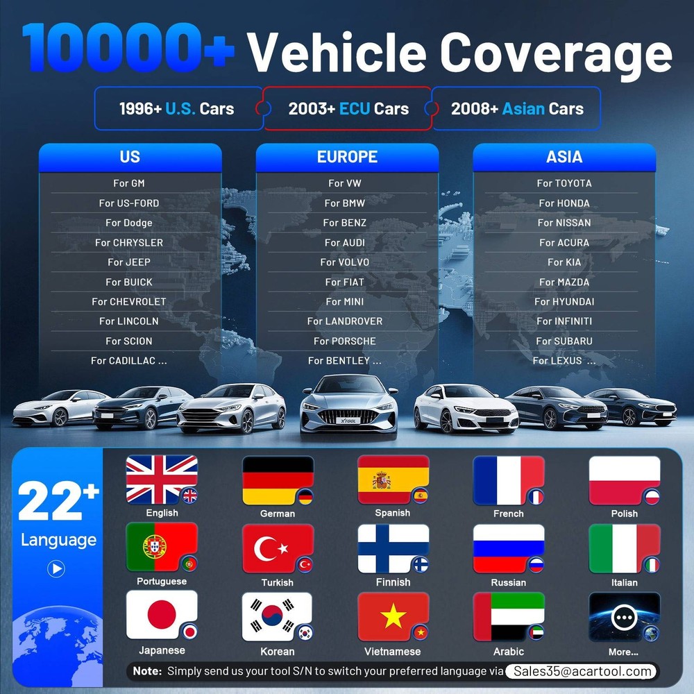 2026 XTOOL IP616 Key Programmer OBD2 Scanner Full System Diagnostic Tool CAN FD