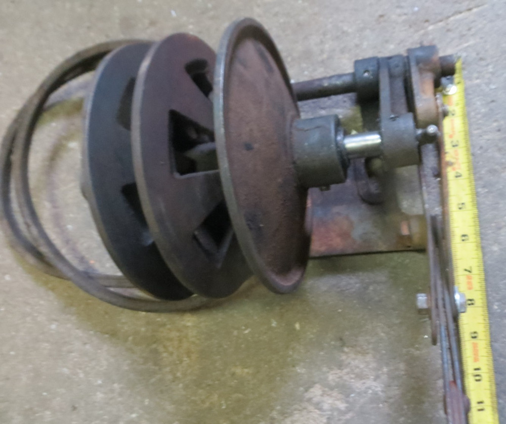 Vintage Variable Speed Drive 7" Pulley System Complete Assembly