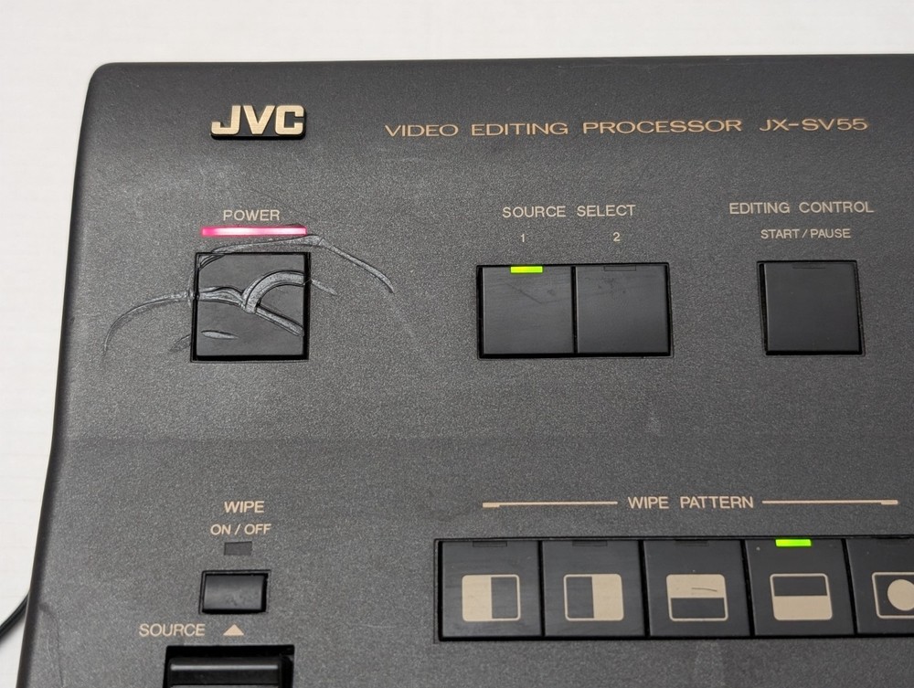 JVC JX-SV55 video editing Processor RCA Connectivity