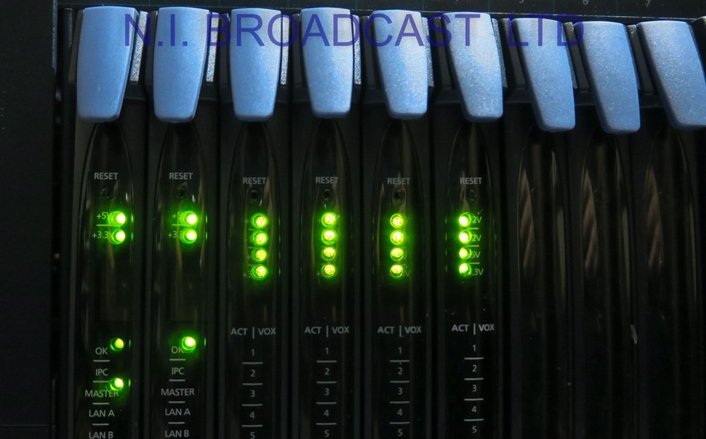 Clearcom Eclipse HX 64x channel intercom and 2x GPI6 modules