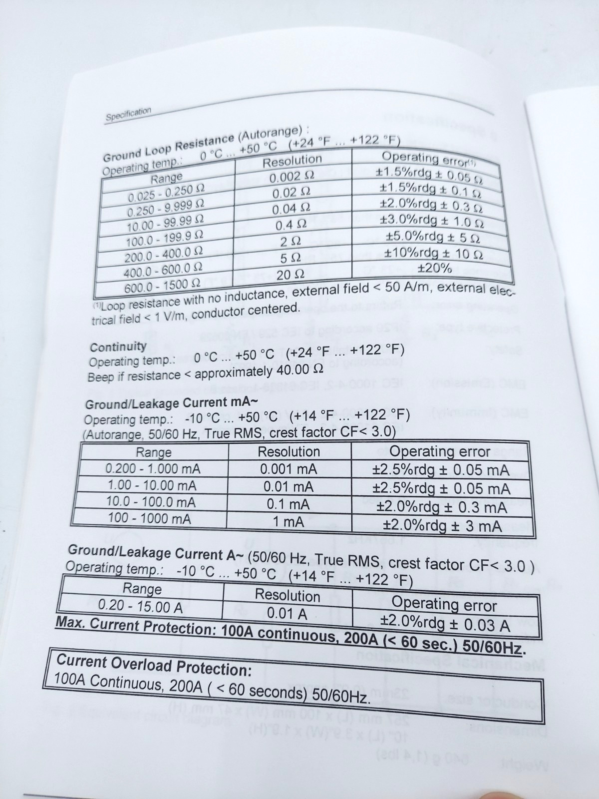 LEM GEO 15 Ground Loop Tester w/ Hard Case, Manual & Test Loop **Maybe New?**