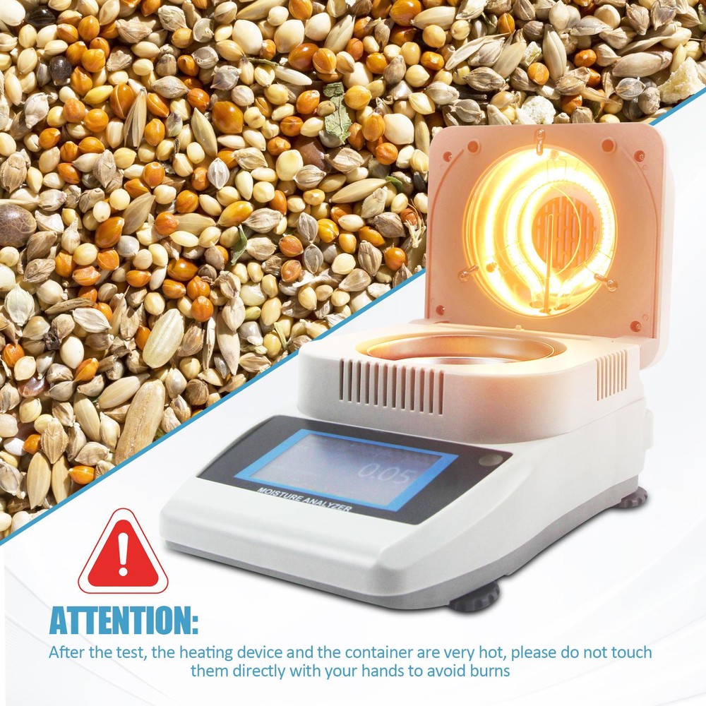 Moisture Analyzer Machine Halogen Heating Lab Moisture Analyzer 120g advantage