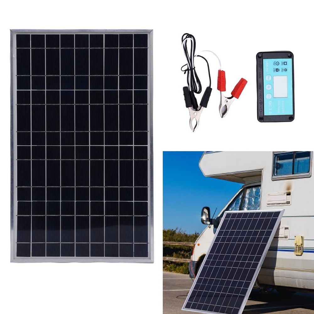 100W Solar Panel Kit,Panels Module 100w With Controller Solar Panel Kit New