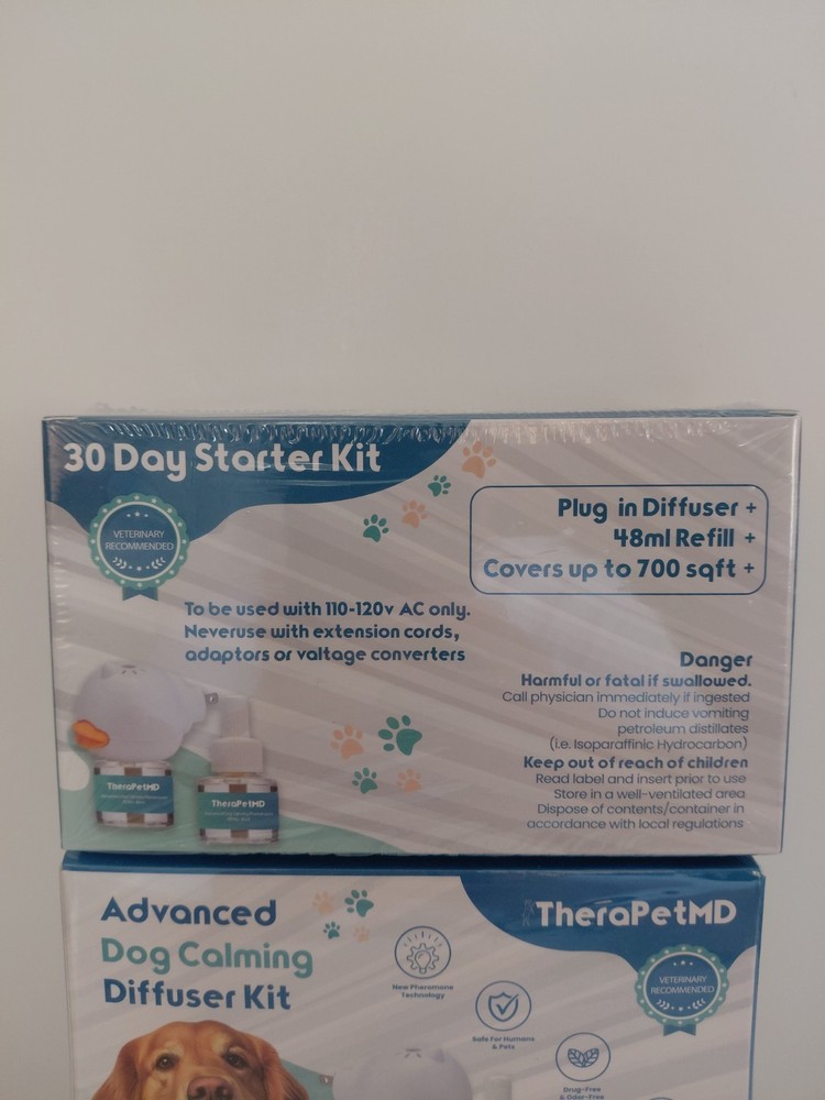 (3) TheraPetMD Advanced Dog Calming Diffuser Kit (1 Diffuser + 2 Refills)
