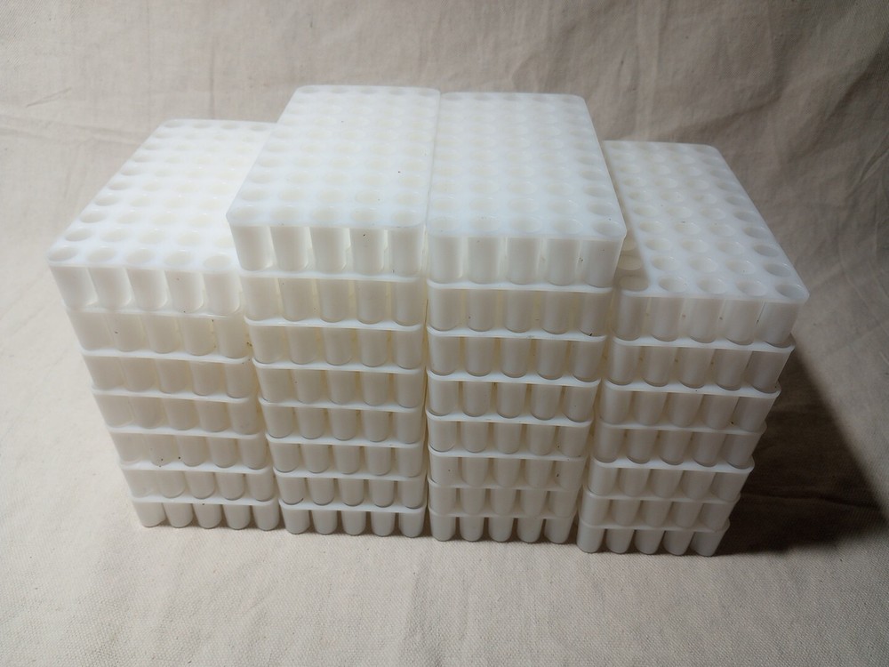 30-Pack 50 Round 9mm Ammo Tray Reloading Loading Blocks Bullet Case