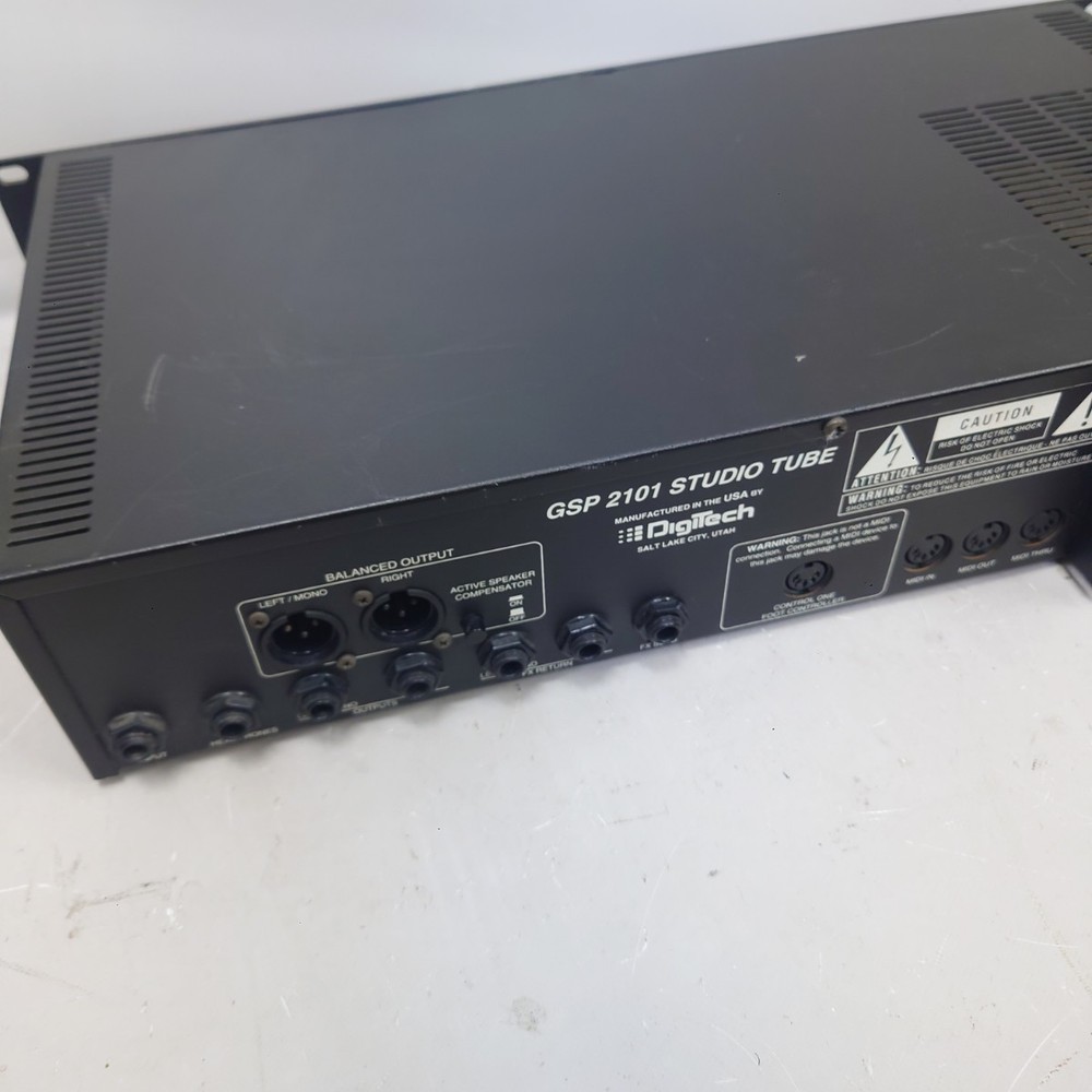 Digitech GSP2101 Artist Studio Tube Preamp Multi Effects Processor Rack
