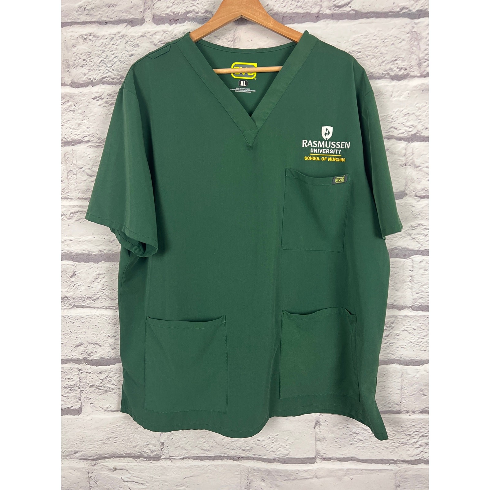 Lot(2) Medline Ave Mens Rasmussen Nursing Scrub Set Tops XL Pants L Straight Leg