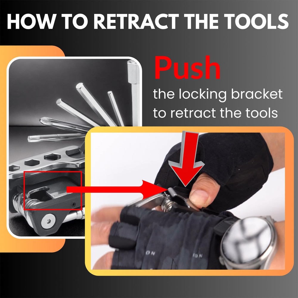 20 In 1 Portable Bicycle Multitool Multi Function Maintenance Repair Tool Set