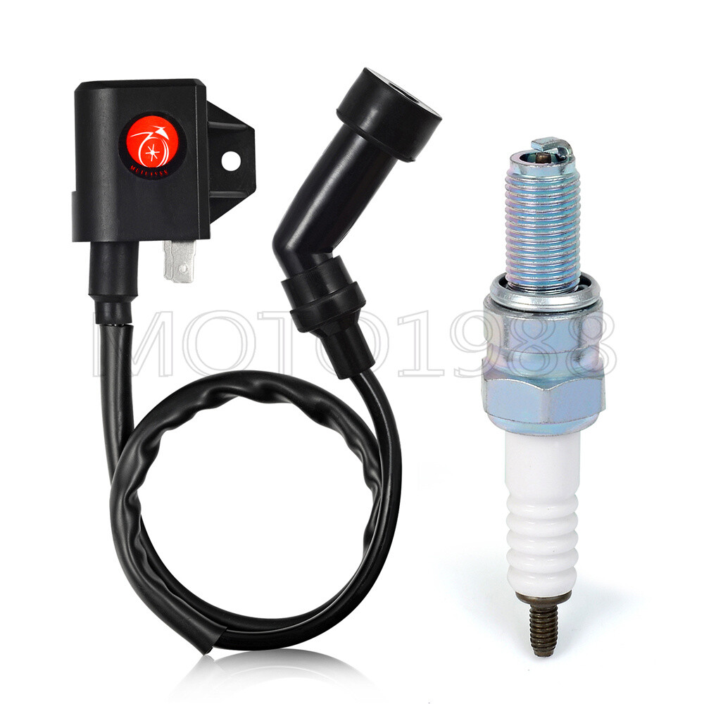 Ignition Coil & Spark Plug W/ Cap For Arctic Cat 400 4X4 LE Automatic 2003-2007