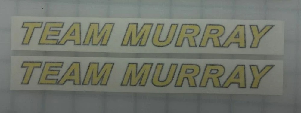 Team Murray decals-Yellow