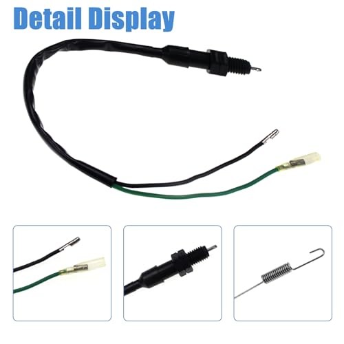Universal 2 Wire Stop Light Switch, Spring Length 158mm, Motorcycle 2 PCS