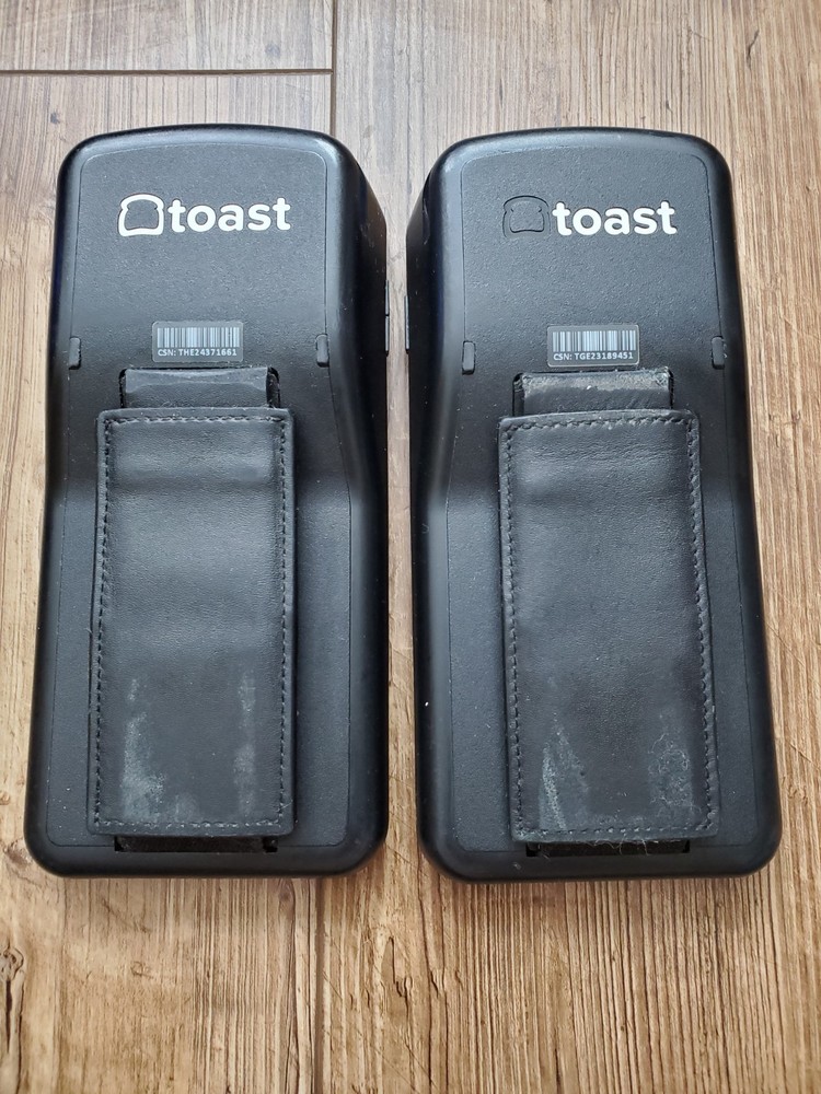 Two(2) Toast Flex POS Go 2 Handheld Tablet Mobile Computer Device - TG200