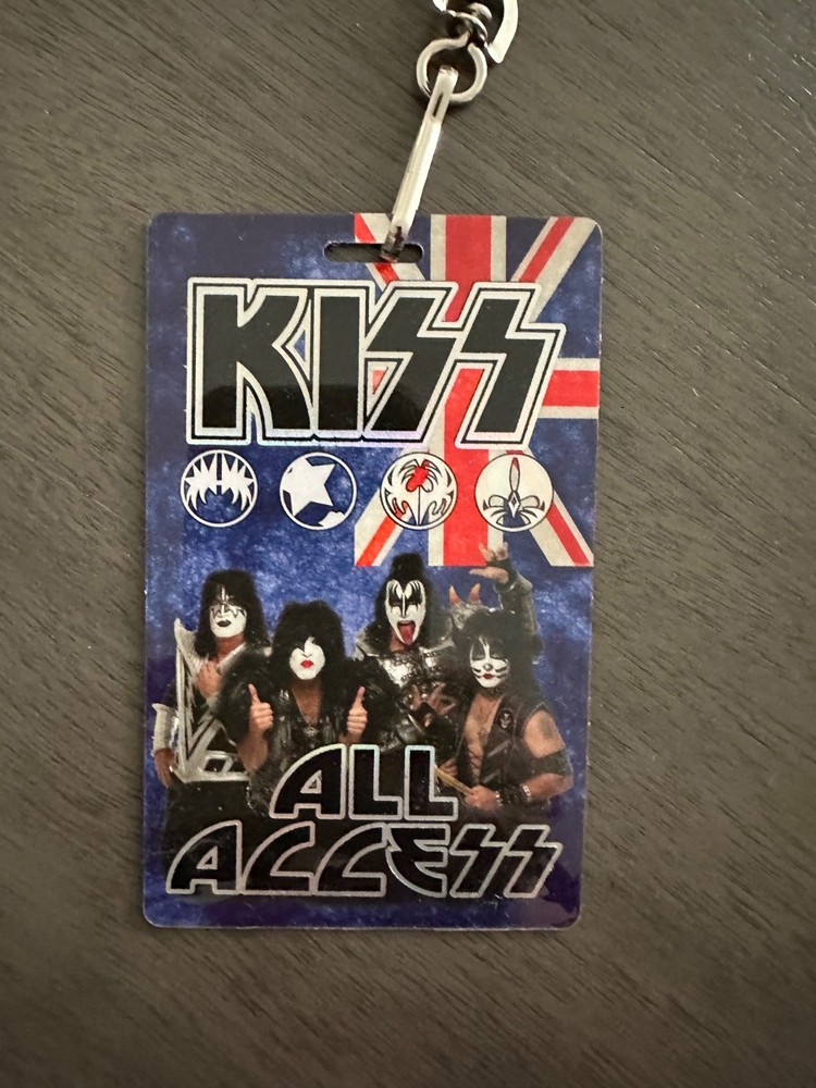 Kiss Authentic All Access Pass RARE Britain Tour