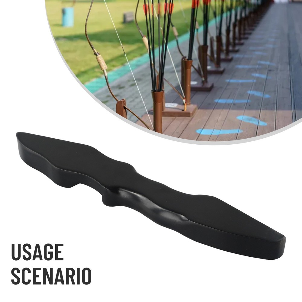 2023 New Bow Handle Bow Riser Accessory Pull Riser Wooden Riser 350g Black