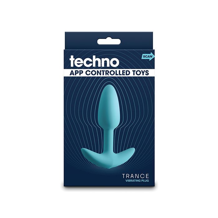 Techno Trance App Controlled Vibrating Anal Plug w/Remote