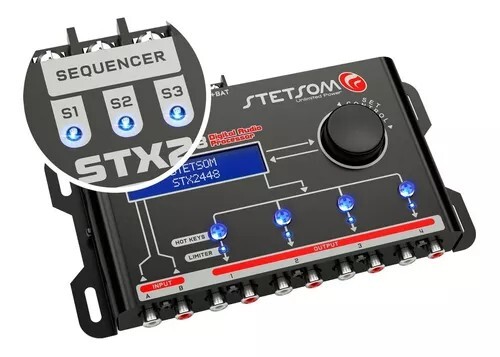 Stetsom STX2448/DSP Crossover 4 Channel Digital Audio Processor/Fast Shipping