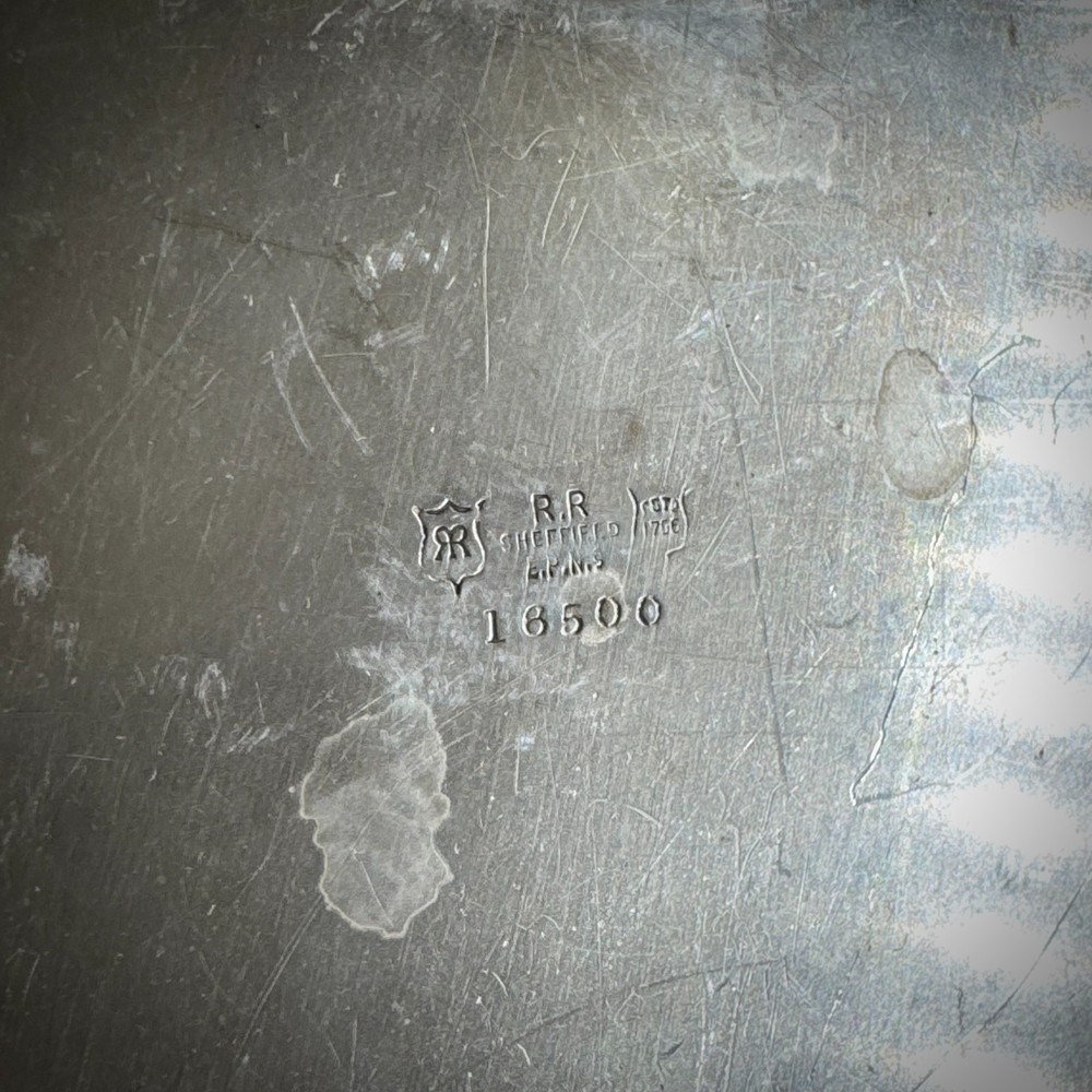 ANTIQUE SILVER PLATED RECTANGULAR ENTREE DISH LIDDED SERVING TUREEN EPNS