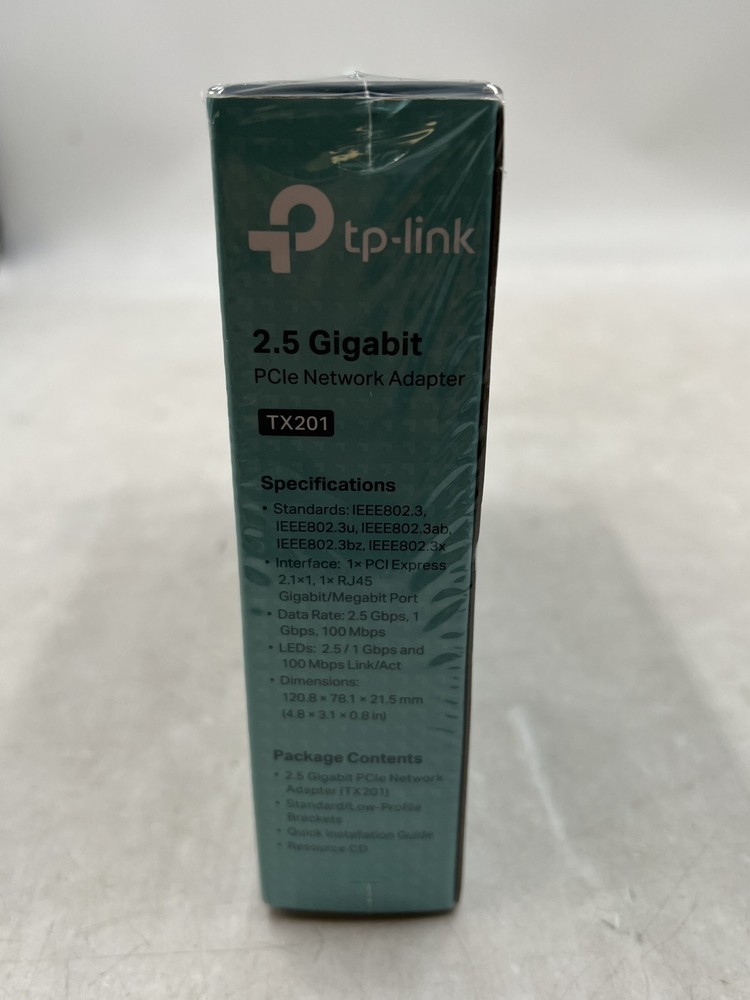 TP Link TX201 2.5Gbps PCIe Network Card Ethernet Adapter for Windows Linux