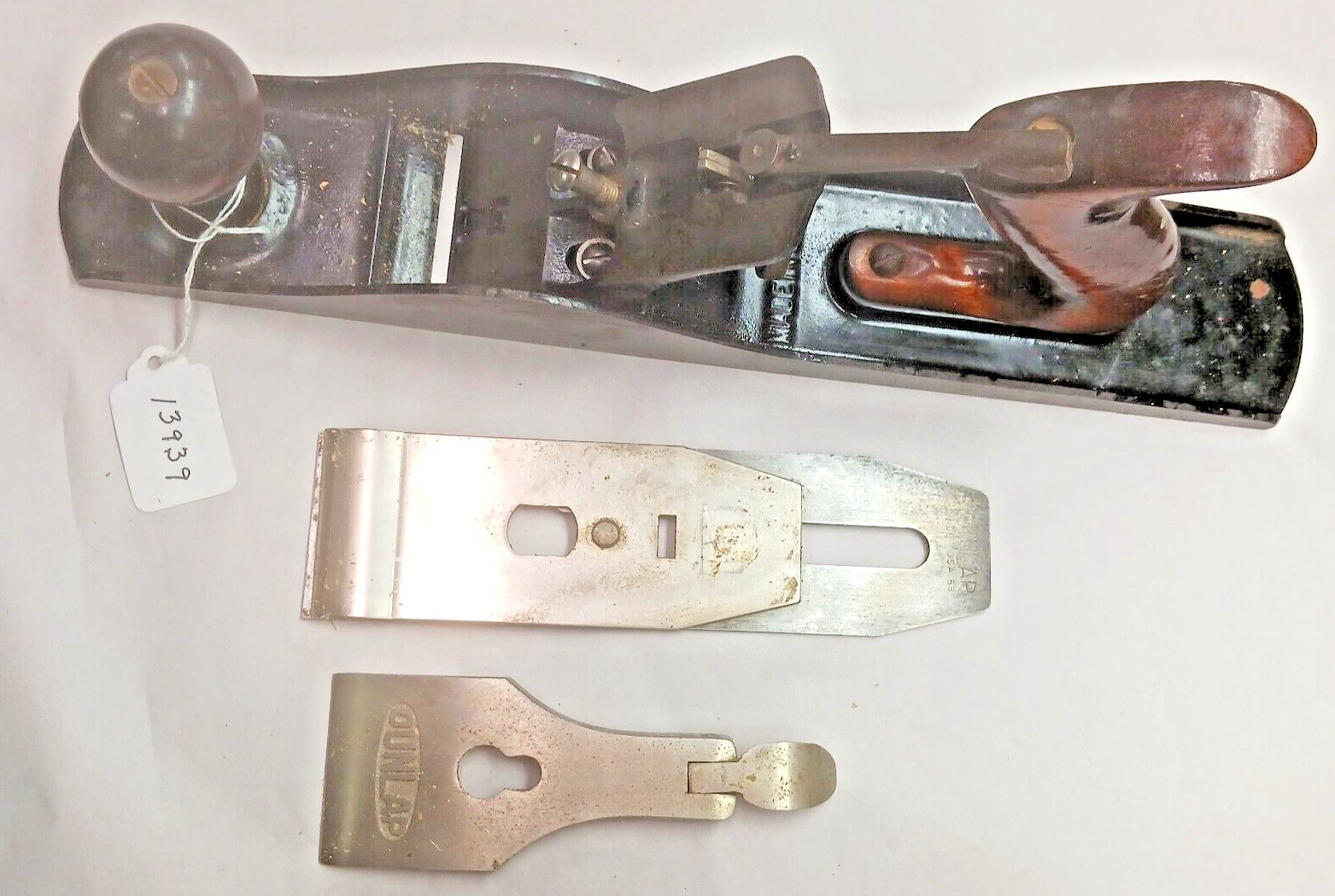 Dunlap Nice Vintage Smooth Bottom Wood Plane 14" inch 5Dbb, USA