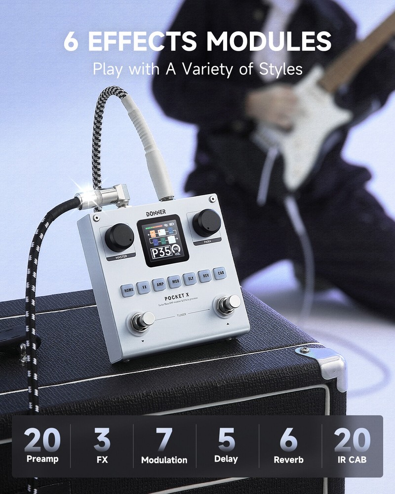 Donner Pocket X Multi Effects Pedal