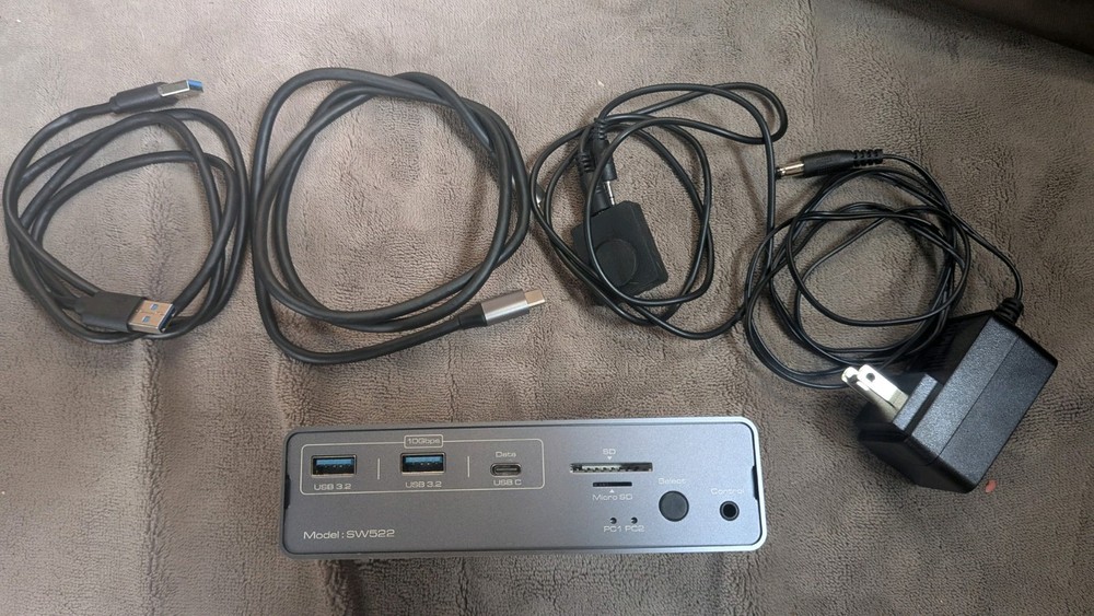 Sw522 KVM Switch 2 Port DGYBDFC docking station