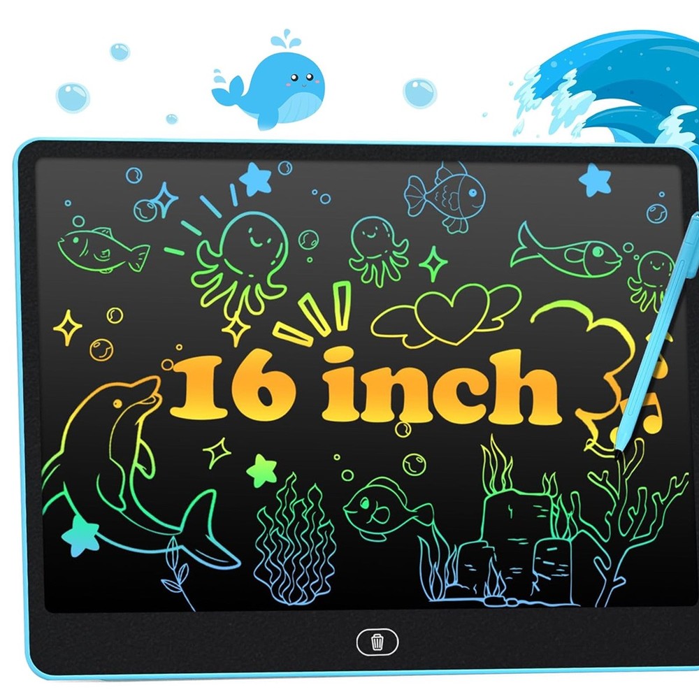 Digital Magic Slate 16 inch LCD Writing Tablet Pad Notepad and Drawing Toy Gift