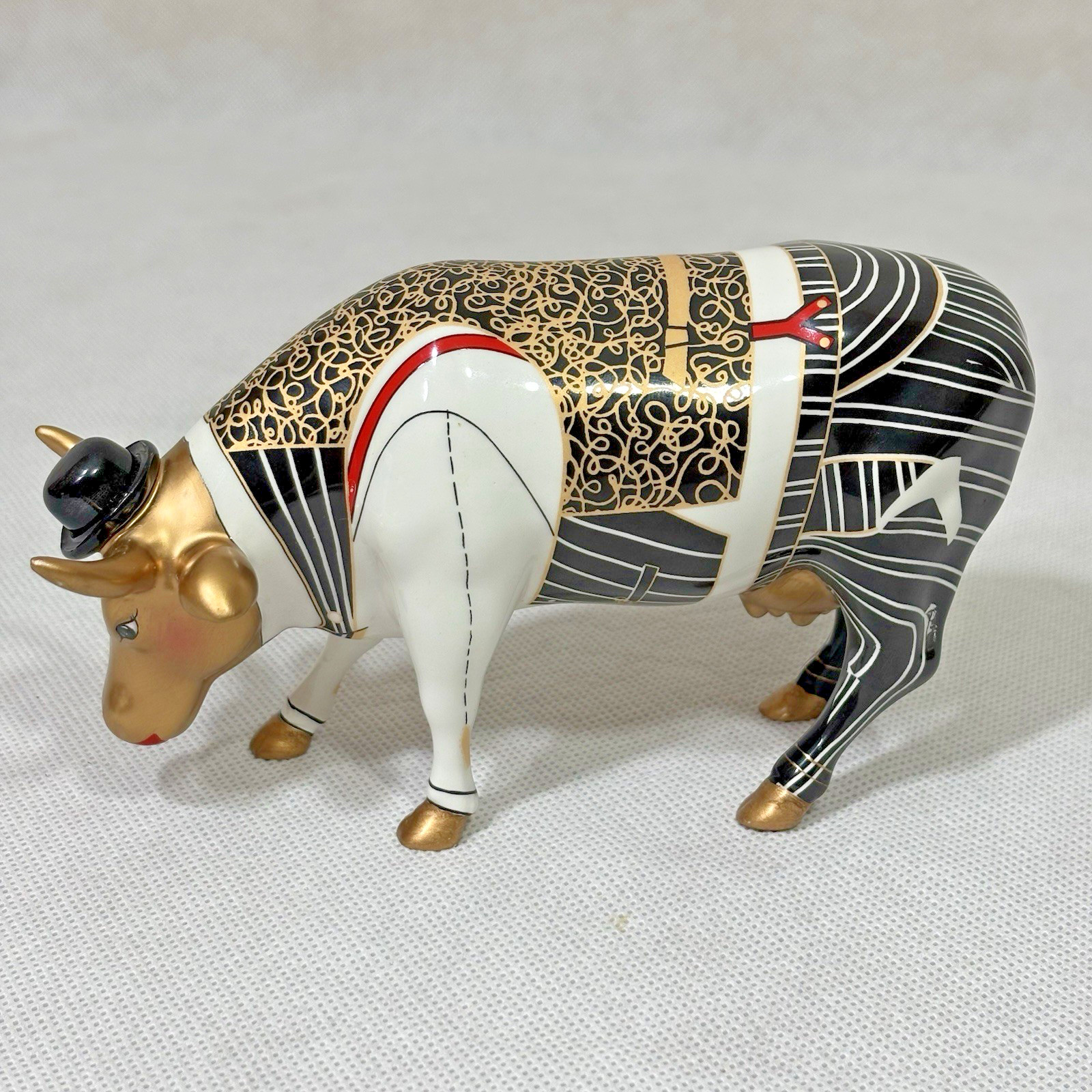 Cow Parade #6015 City Cow 2004 Westland Giftware Figurine with Box & Tag