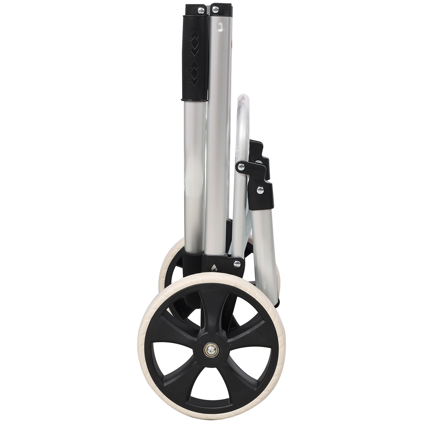 Trolley Dolly Foldable Shopping Cart for Groceries with Wheels and Removable Bag