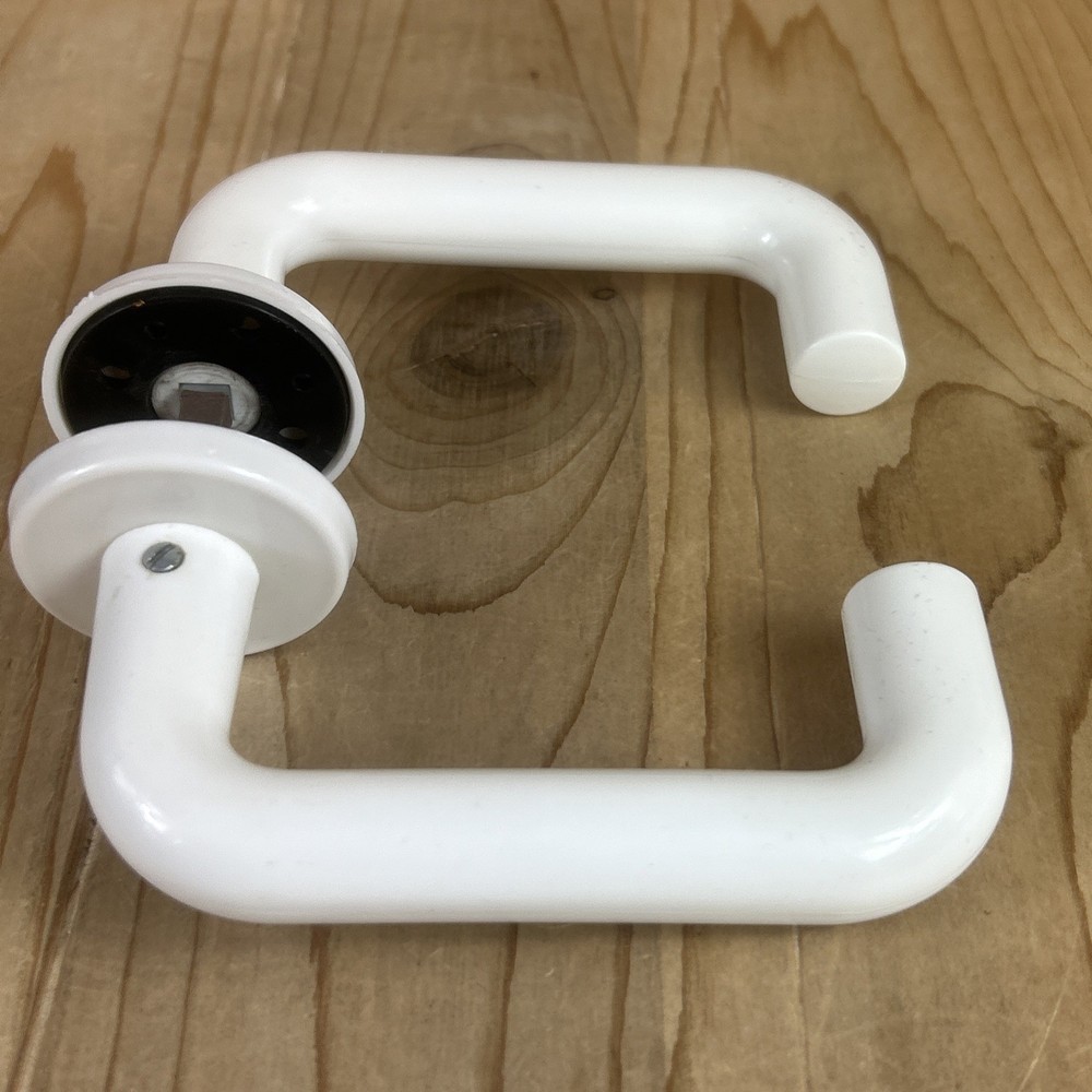 Two Sided Fixed Door Handle White Nylon 5” Screen Patio