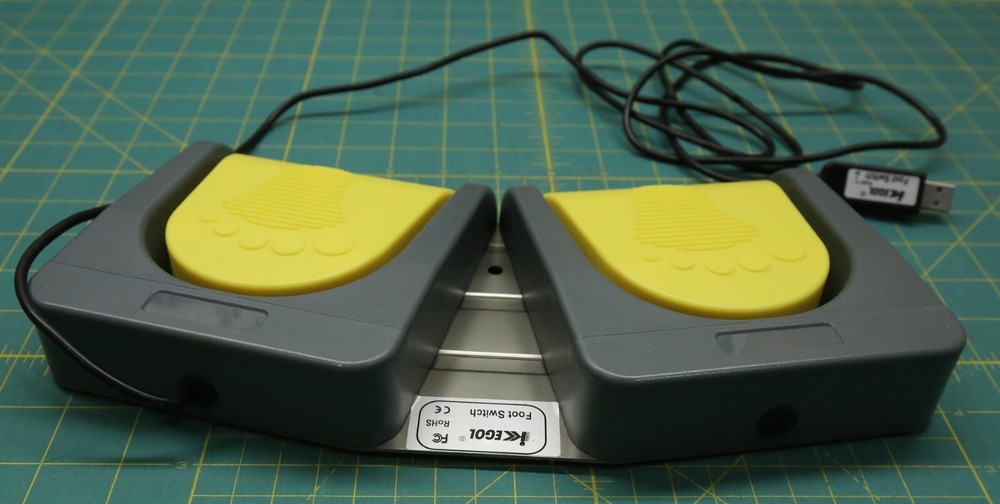 iKKEGOL USB Double Foot Switch Control - Never Used