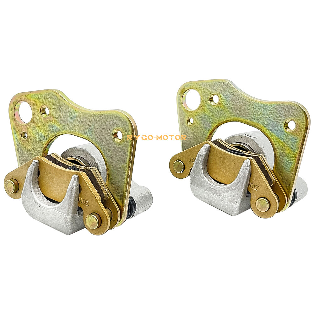 Front Rear Brake Calipers & Pads for Polaris Sportsman 400 450 500 570 800 ETX