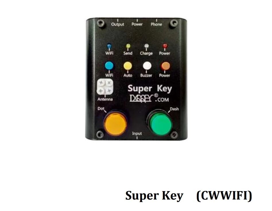 WIFI CW Keyer Morse Code Trainer Morse Practice Device Telegraph Automatic Key