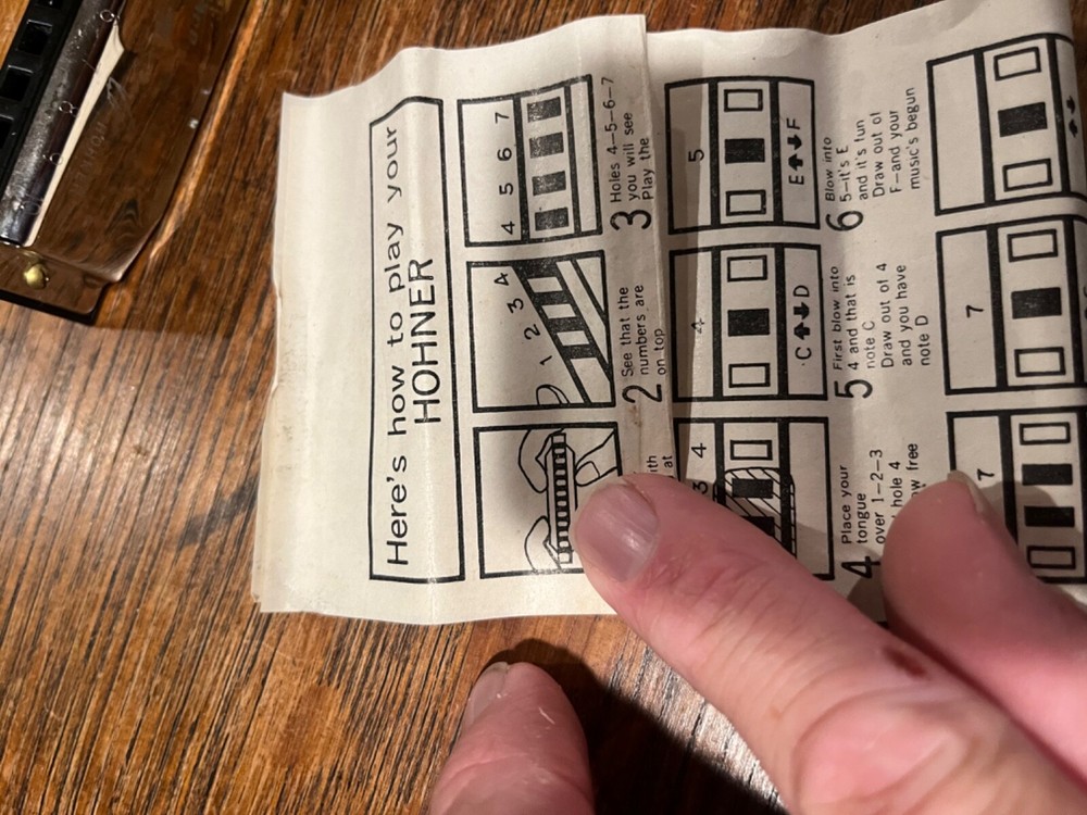 vintage- The American Ace Harmonica