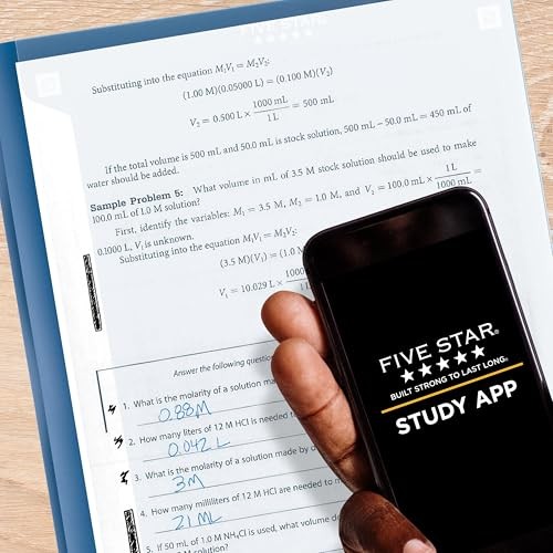 2-Pocket Folder + Study App, 4 Pack, Plastic Folder with Prong Classic Colors