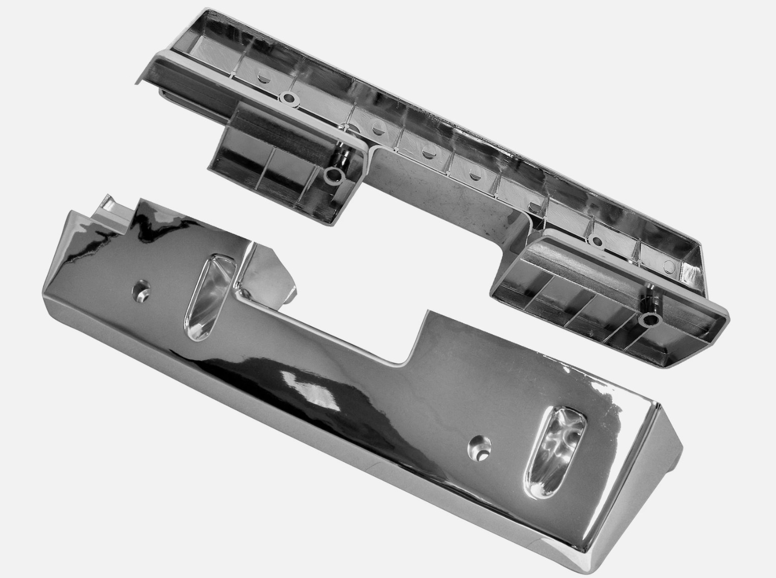 Free Shipping 1965 1966 1967 Chevy Impala Arm Rest Bases Chrome 2 Pieces LH RH