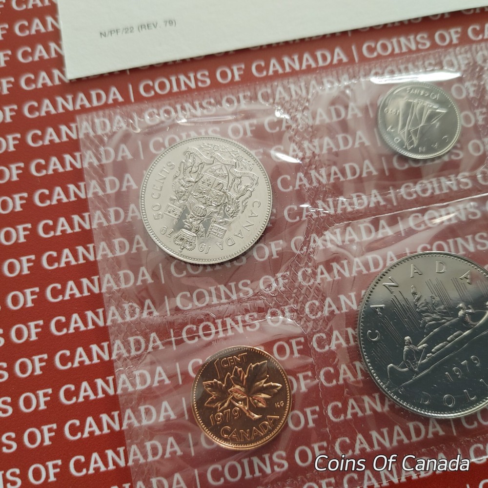 1979 Canada Prooflike 6 Coin Original Set Multiple Sets Available #coinsofcanada