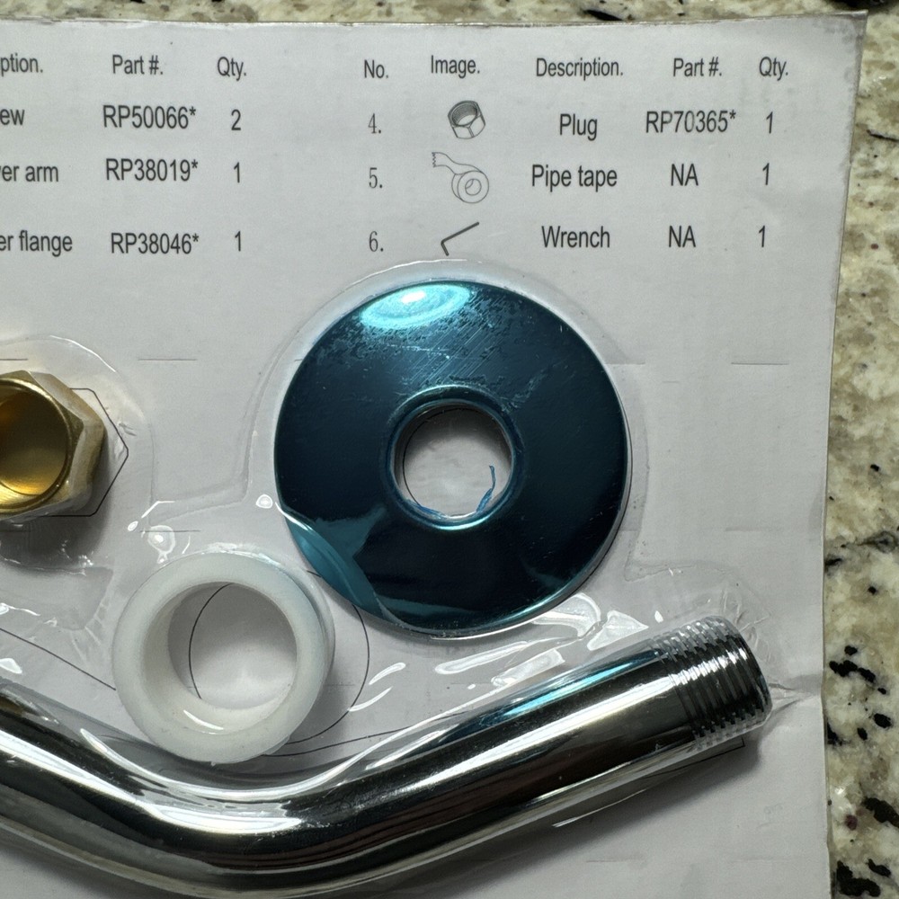 Glacier Bay Builders Chrome Shower Hardware Kit Only