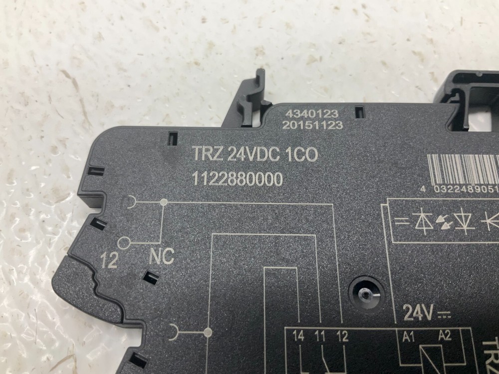 Weidmueller RSS113024 Solid State Relay 1122880000 TRZ 24VDC 1CO (TSC)