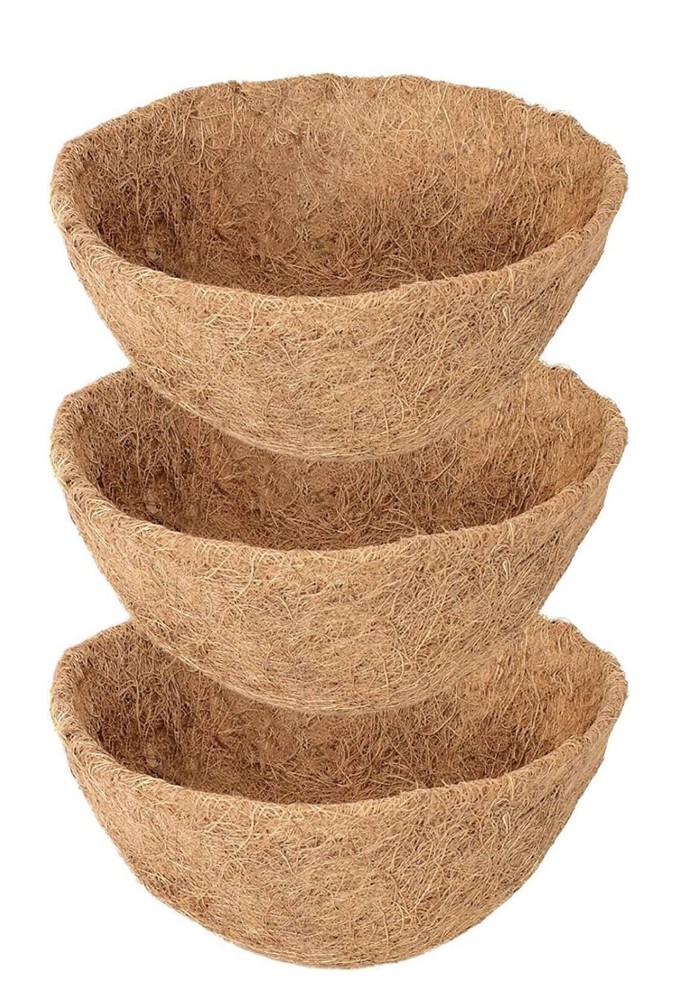 10 Inch Round Basket Coco Liners - 3 Pack